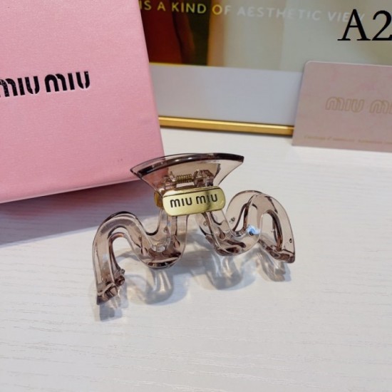 This season's new sale hair ornament 2023SS MIU MIU Miu Miu This season's new sale hair ornament 2023SS MIU MIU Miu Miu